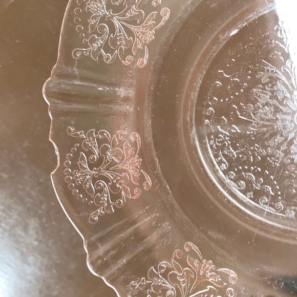 American Sweetheart Pink Depression Glass Berry Bowl Set 7 Pieces - Picture 12 of 12